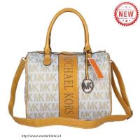 michael kors logo medium geel boekentassen Winkel Utrecht 6xt8x693